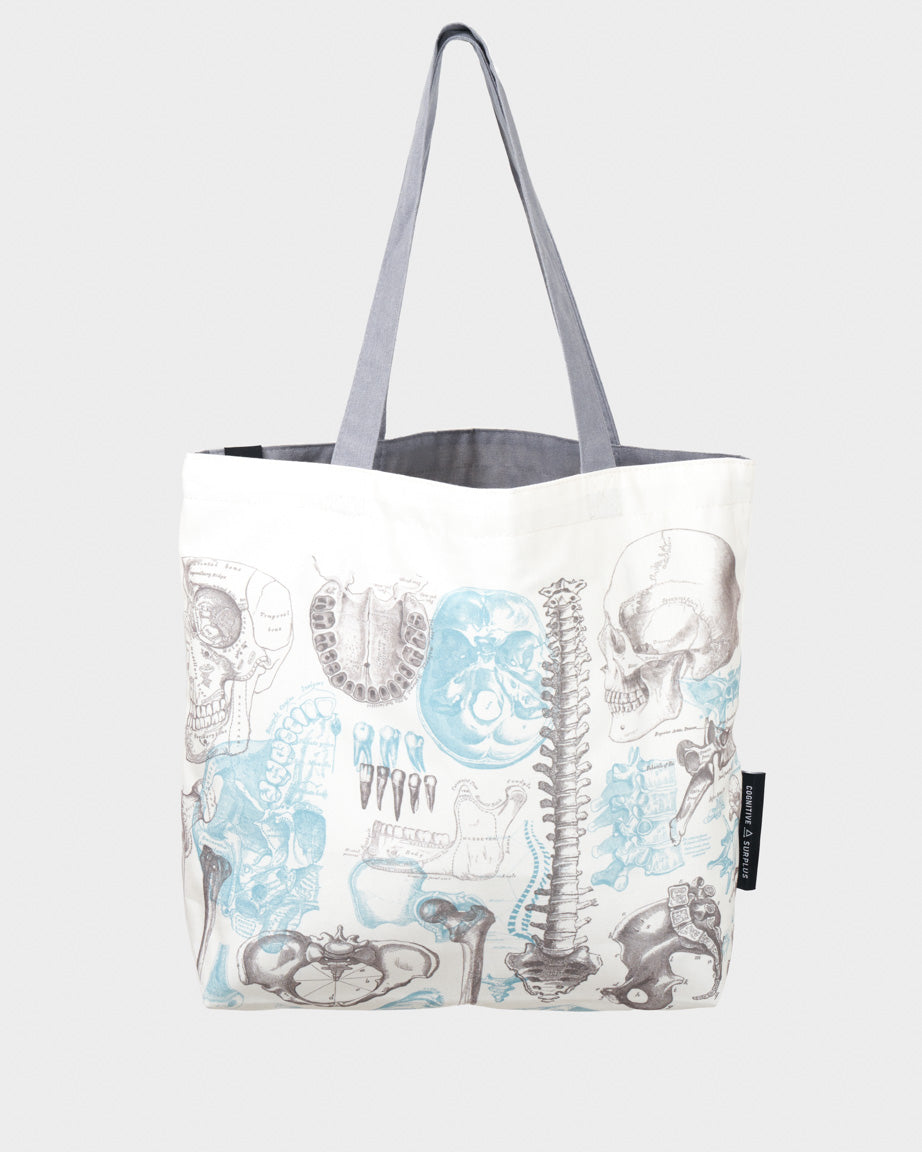 Sac fourre-tout à bandoulière en toile squelette
